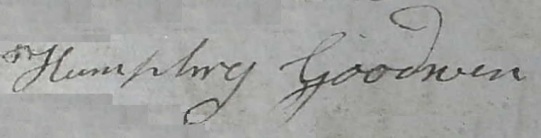 Goodwin, Humphrey - 1802